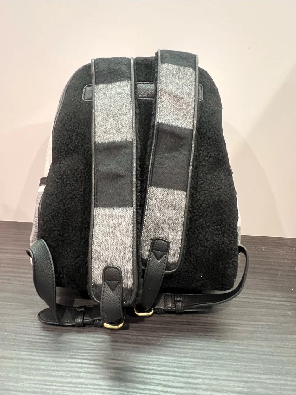 NWT Adam Lippes for Target Black and White Plaid Backpack